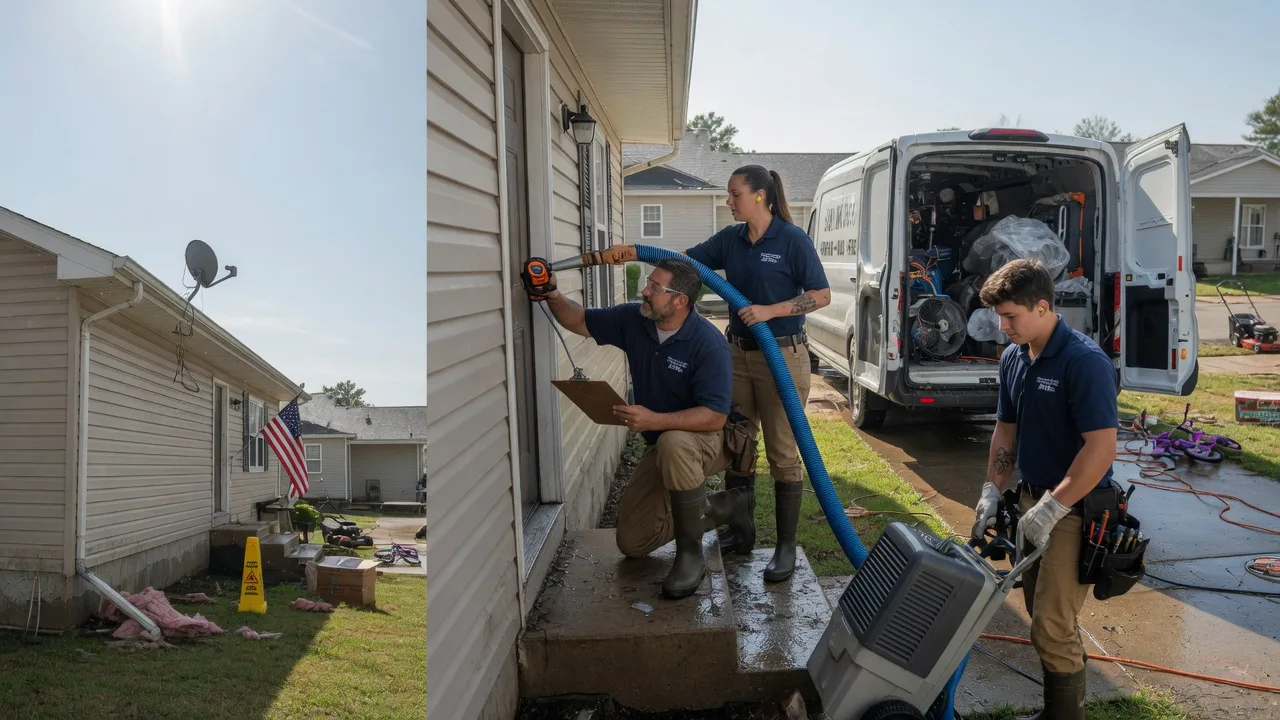 Ceiling Water Damage Restoration in Straughn, IN near me